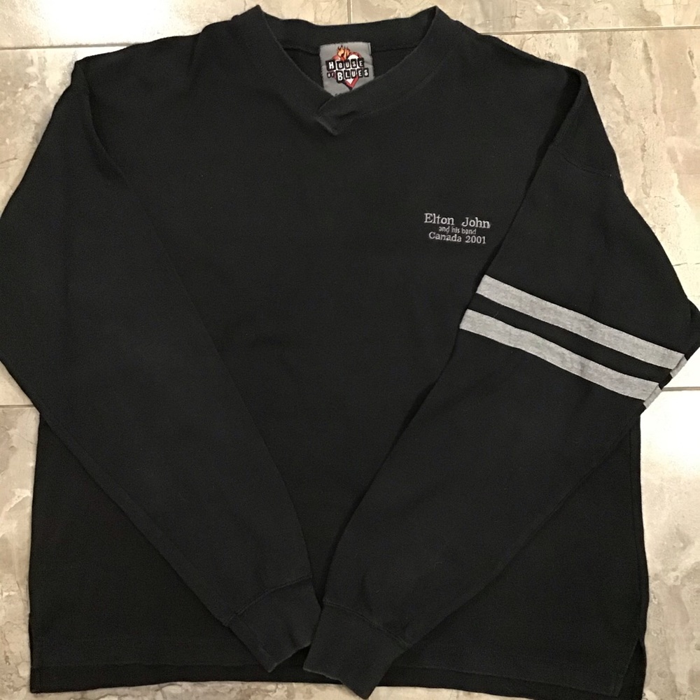 Elton John 2001 Canadian Tour Long Sleeve Shirt